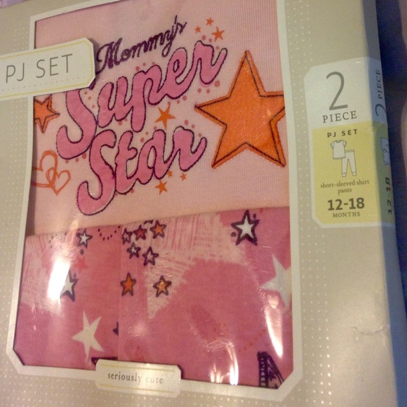 OLD NAVY 2-Pc Box SET ⭐️Short Slv PJs NIB 12m-18m - Picture 2 of 3